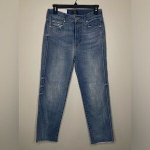 7 for all mankind HW Cropped straight jeans 
Size: 28
NWT